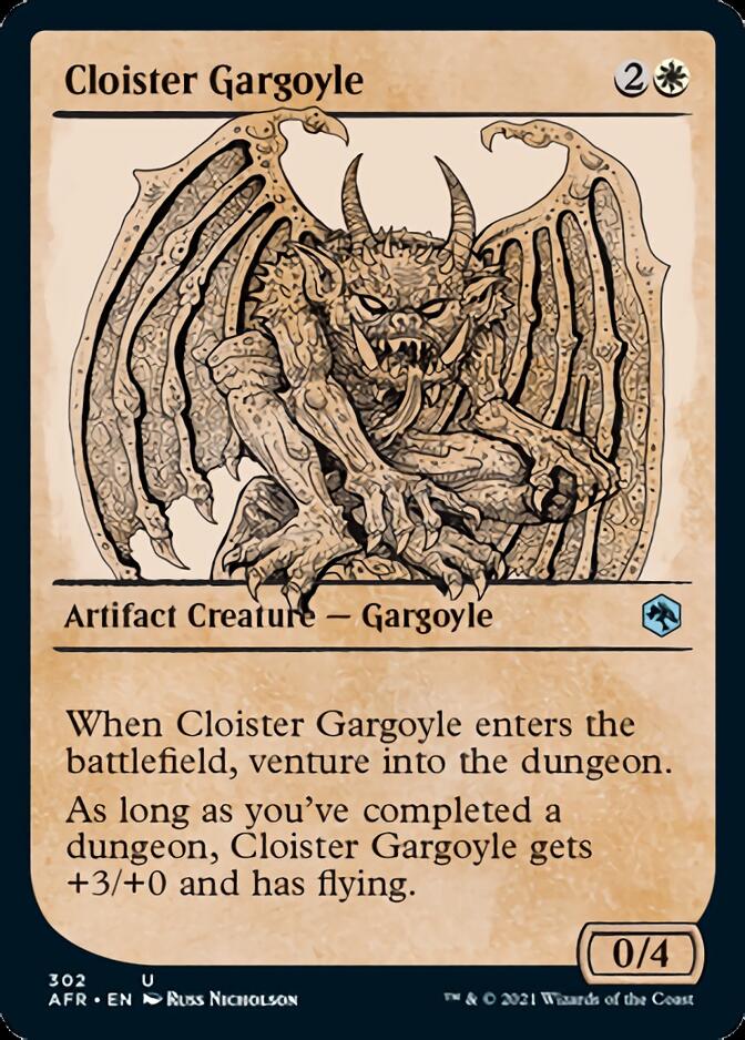 Cloister Gargoyle  (Showcase) [Dungeons & Dragons: Adventures in the Forgotten Realms] | Spectrum Games