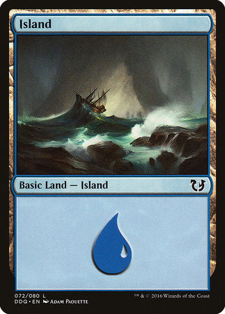 Island (72) [Duel Decks: Blessed vs. Cursed] | Spectrum Games