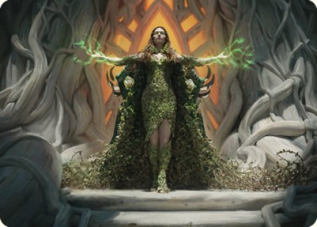 Titania, Voice of Gaea Art Card [The Brothers' War Art Series] | Spectrum Games