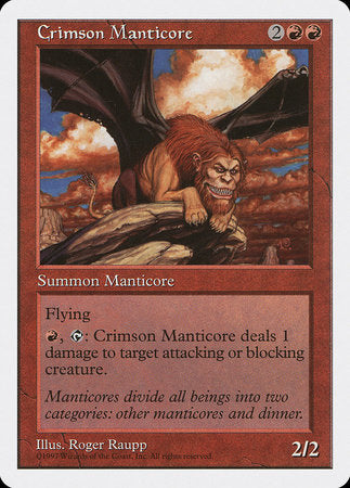Crimson Manticore [Fifth Edition] | Spectrum Games