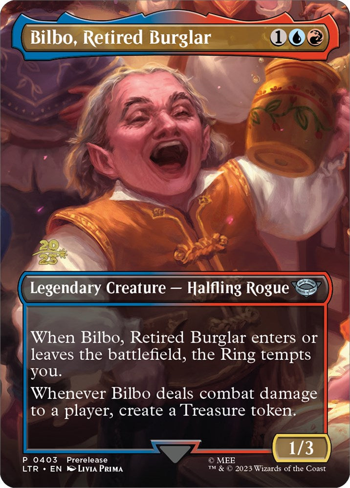 Bilbo, Retired Burglar [The Lord of the Rings: Tales of Middle-Earth Prerelease Promos] | Spectrum Games