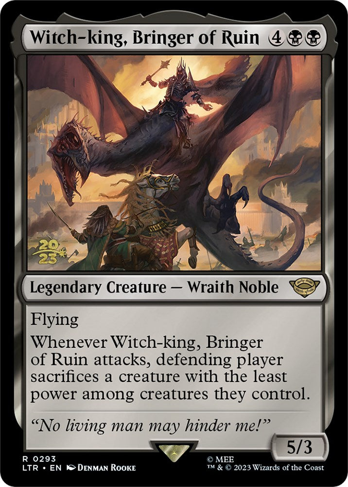 Witch-king, Bringer of Ruin [The Lord of the Rings: Tales of Middle-Earth Prerelease Promos] | Spectrum Games