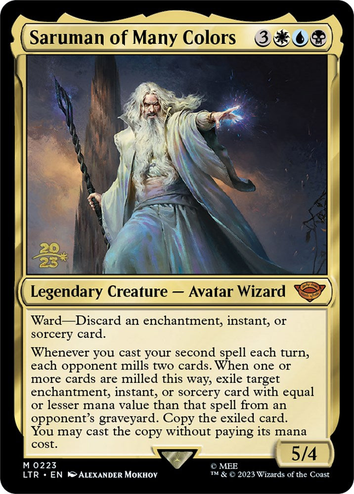 Saruman of Many Colors [The Lord of the Rings: Tales of Middle-Earth Prerelease Promos] | Spectrum Games