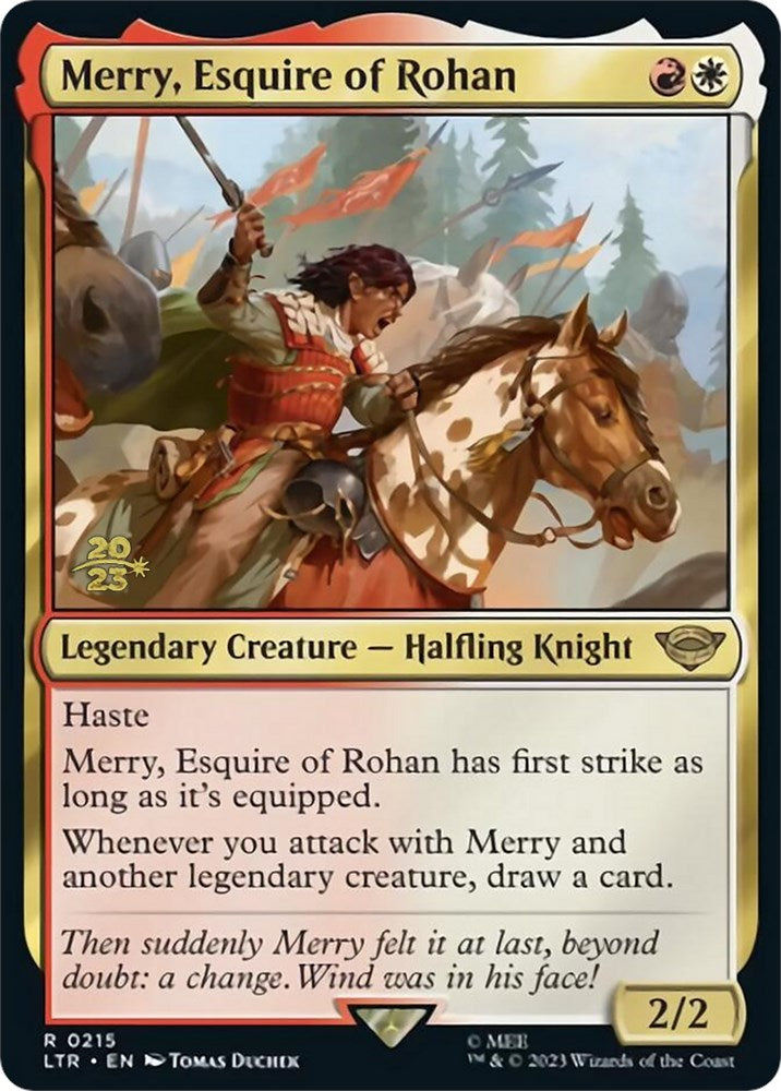 Merry, Esquire of Rohan [The Lord of the Rings: Tales of Middle-Earth Prerelease Promos] | Spectrum Games