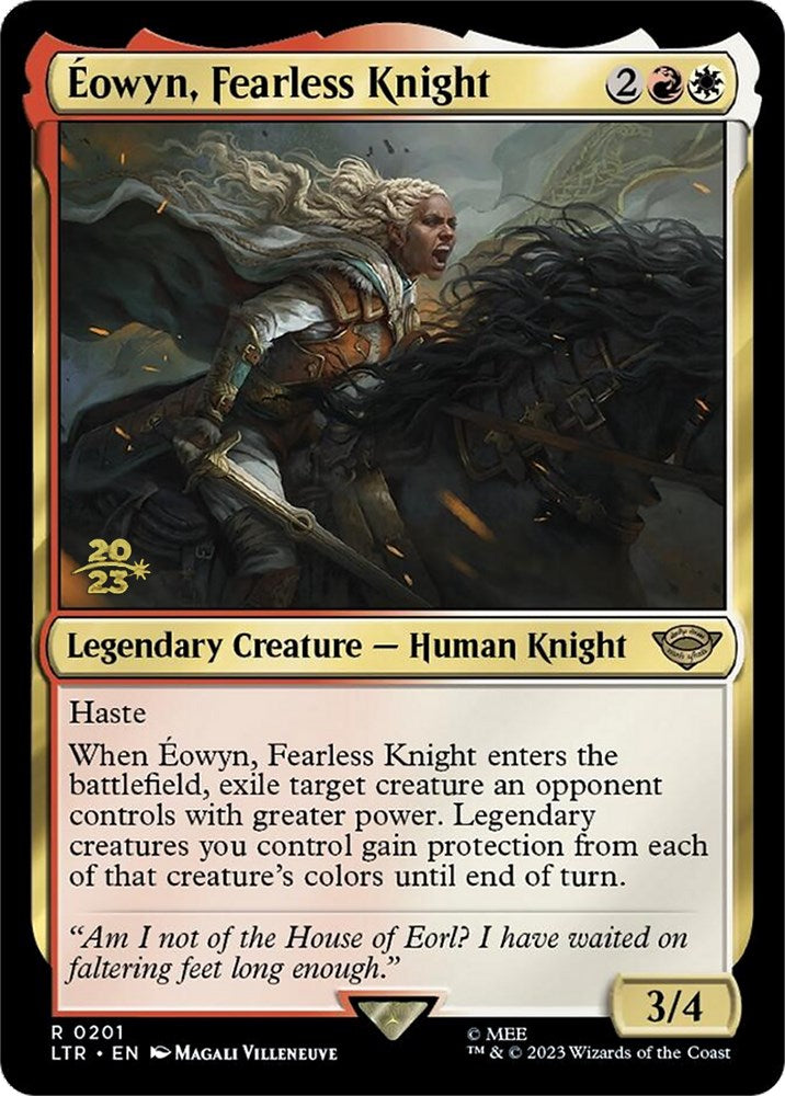 Eowyn, Fearless Knight [The Lord of the Rings: Tales of Middle-Earth Prerelease Promos] | Spectrum Games