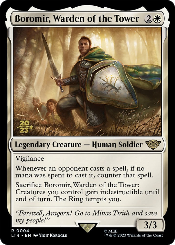 Boromir, Warden of the Tower [The Lord of the Rings: Tales of Middle-Earth Prerelease Promos] | Spectrum Games