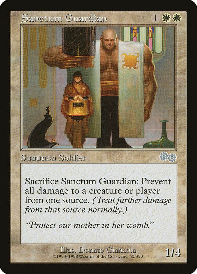 Sanctum Guardian [Urza's Saga] | Spectrum Games