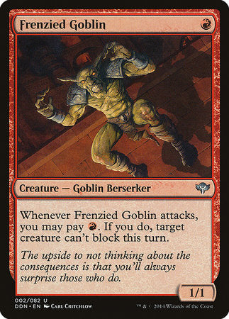 Frenzied Goblin [Duel Decks: Speed vs. Cunning] | Spectrum Games