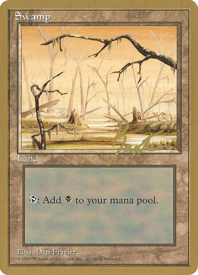 Swamp (gb370) (George Baxter) [Pro Tour Collector Set] | Spectrum Games