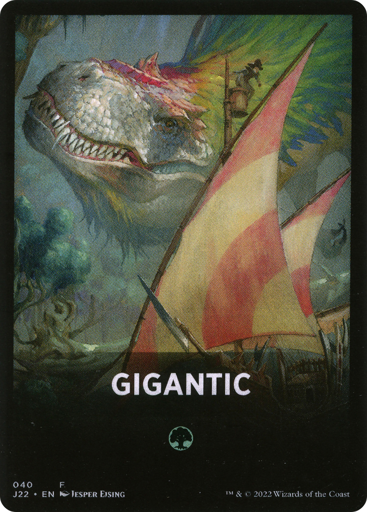 Gigantic Theme Card [Jumpstart 2022 Front Cards] | Spectrum Games