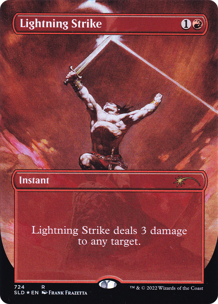 Lightning Strike (Borderless) [Secret Lair Drop Promos] | Spectrum Games