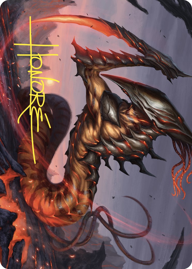 Blade Sliver Art Card (Gold-Stamped Signature) [Commander Masters Art Series] | Spectrum Games