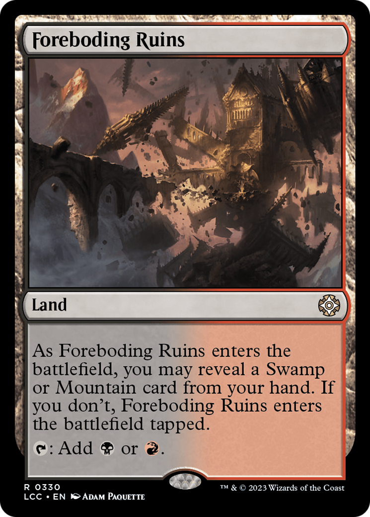 Foreboding Ruins [The Lost Caverns of Ixalan Commander] | Spectrum Games