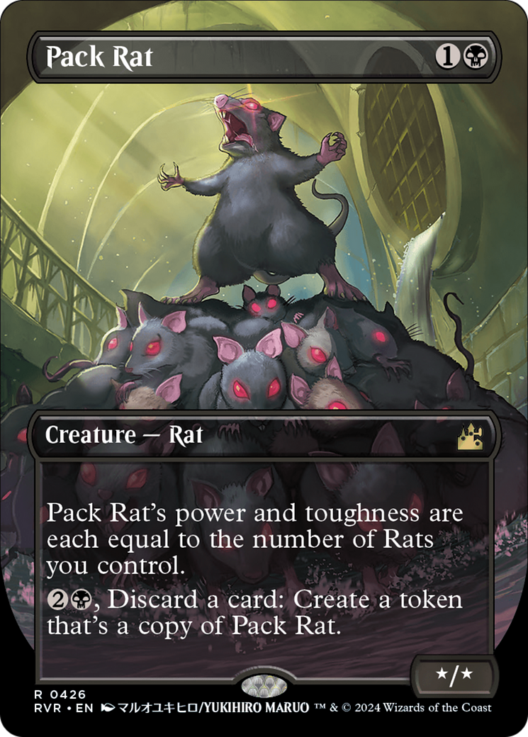Pack Rat (Anime Borderless) [Ravnica Remastered] | Spectrum Games