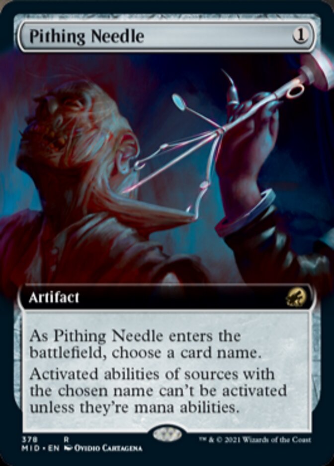 Pithing Needle (Extended) [Innistrad: Midnight Hunt] | Spectrum Games