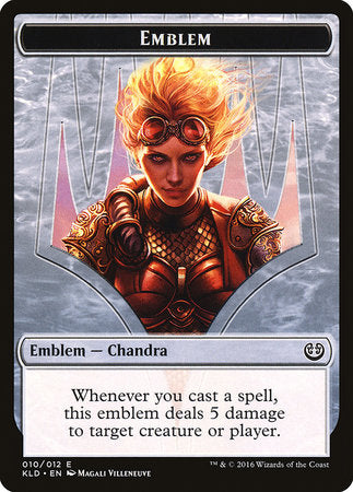 Emblem - Chandra, Torch of Defiance [Kaladesh Tokens] | Spectrum Games