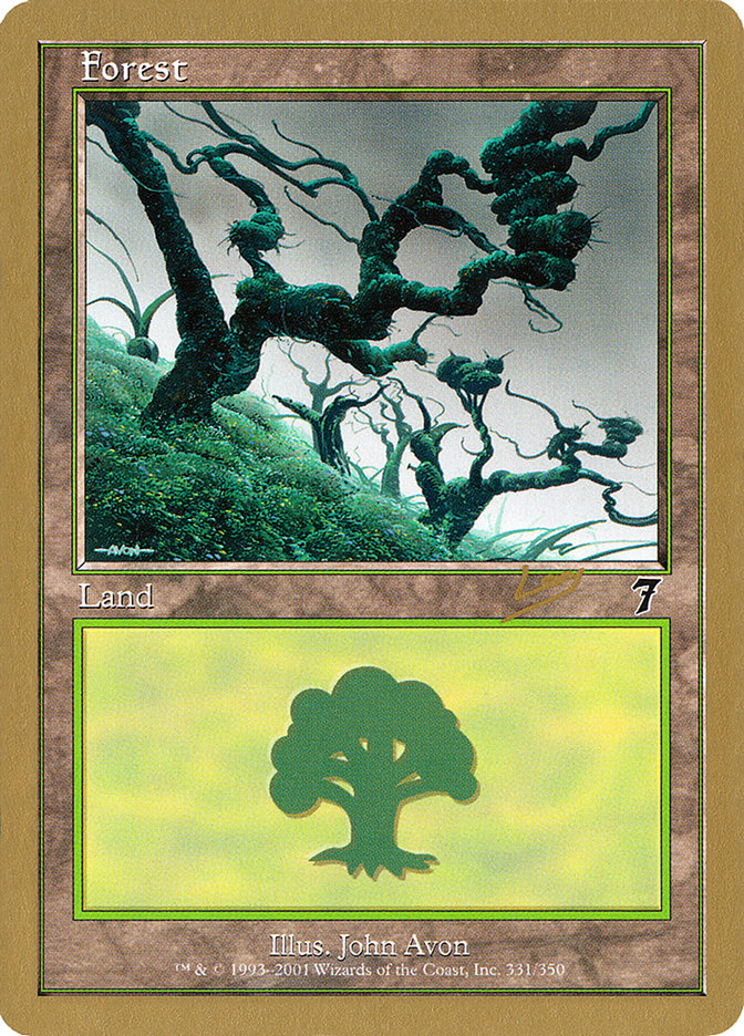 Forest (rl331) (Raphael Levy) [World Championship Decks 2002] | Spectrum Games