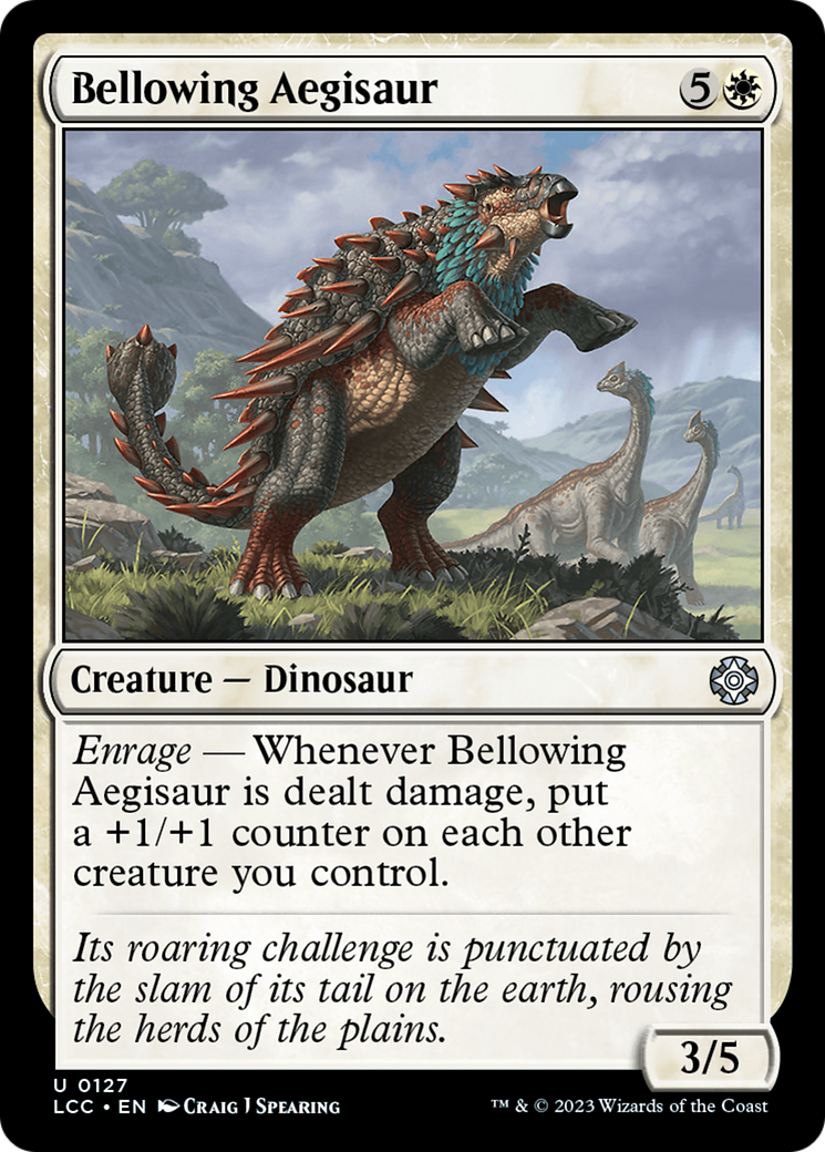 Bellowing Aegisaur [The Lost Caverns of Ixalan Commander] | Spectrum Games