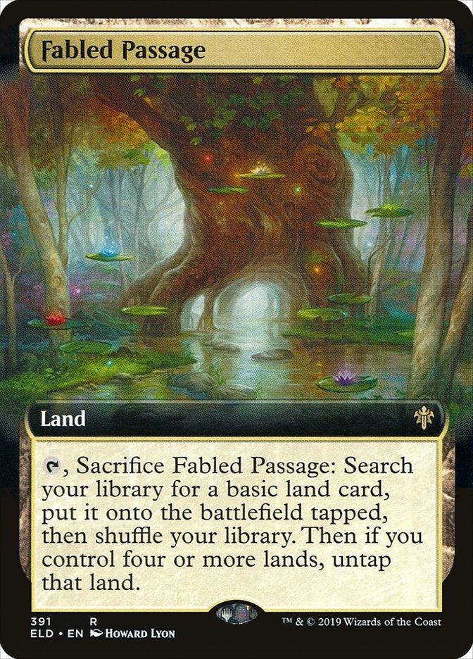 Fabled Passage (Extended Art) [Throne of Eldraine] | Spectrum Games