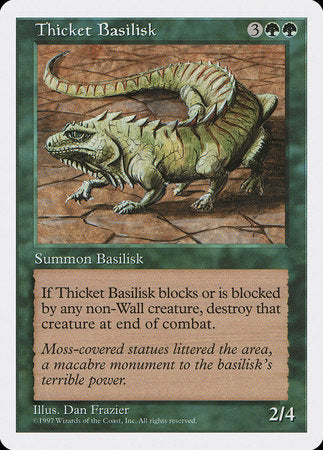 Thicket Basilisk [Fifth Edition] | Spectrum Games