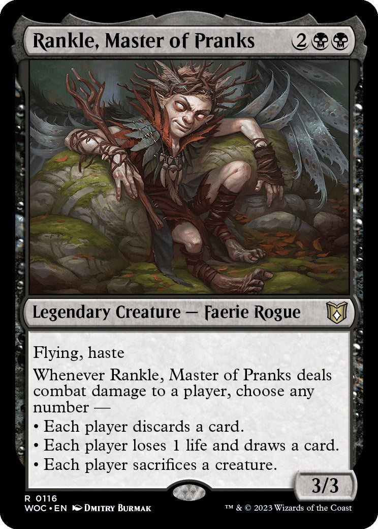 Rankle, Master of Pranks [Wilds of Eldraine Commander] | Spectrum Games