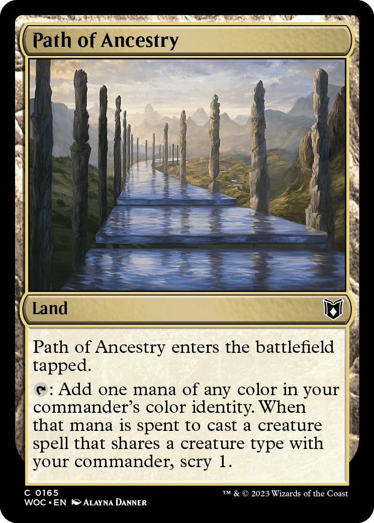 Path of Ancestry [Wilds of Eldraine Commander] | Spectrum Games