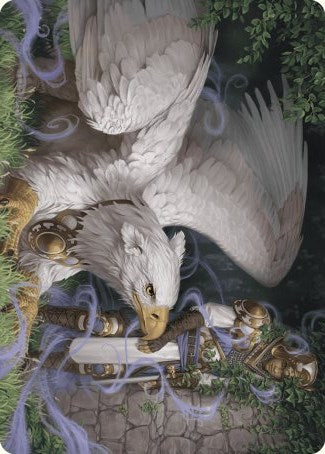 Dutiful Griffin Art Card [Wilds of Eldraine Art Series] | Spectrum Games