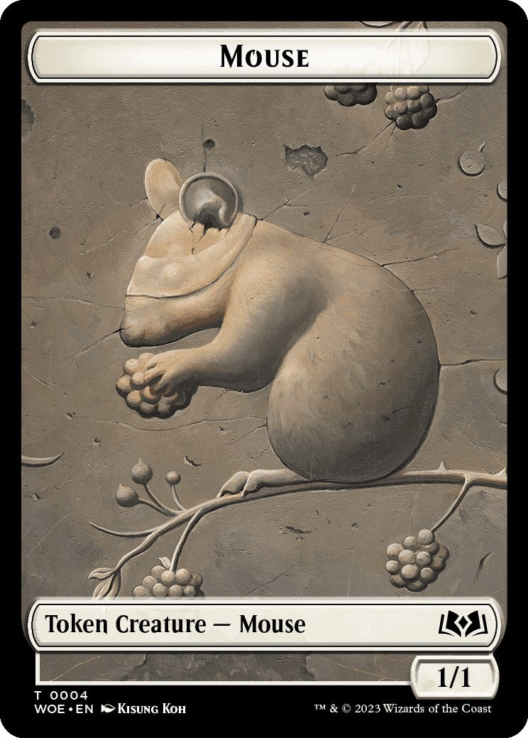 Mouse Token [Wilds of Eldraine Tokens] | Spectrum Games