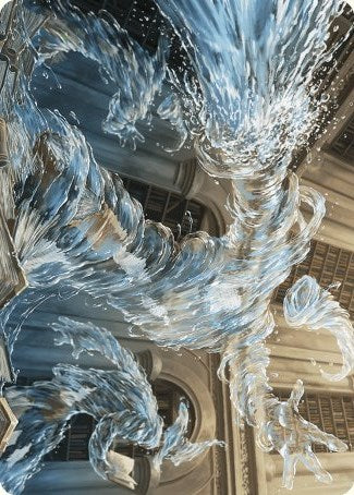 Splashy Spellcaster Art Card [Wilds of Eldraine Art Series] | Spectrum Games