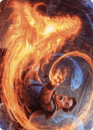 Frantic Firebolt Art Card [Wilds of Eldraine Art Series] | Spectrum Games