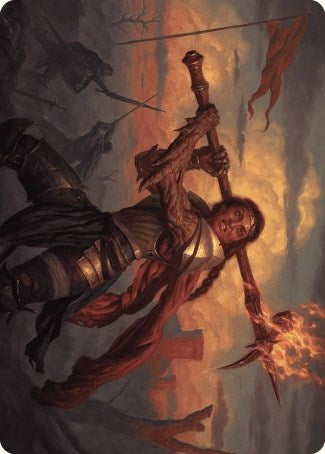 Imodane, the Pyrohammer Art Card [Wilds of Eldraine Art Series] | Spectrum Games