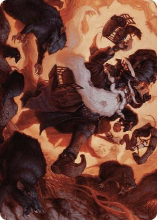 Tattered Ratter Art Card [Wilds of Eldraine Art Series] | Spectrum Games