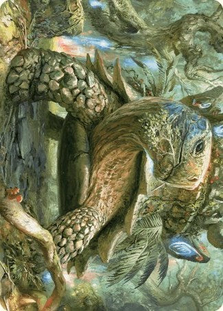 Blossoming Tortoise Art Card [Wilds of Eldraine Art Series] | Spectrum Games