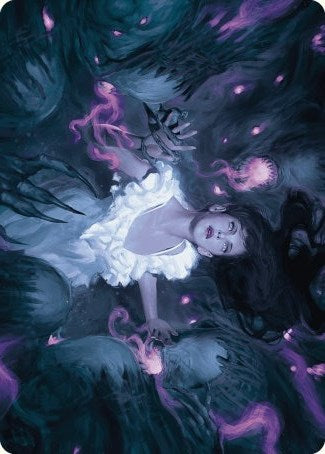 Neva, Stalked by Nightmares Art Card [Wilds of Eldraine Art Series] | Spectrum Games