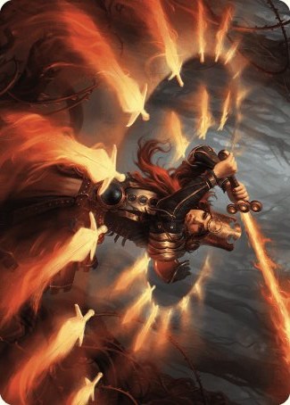 Heartflame Duelist Art Card [Wilds of Eldraine Art Series] | Spectrum Games