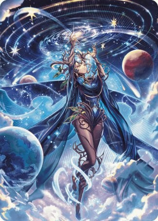 Omniscience Anime Art Card [Wilds of Eldraine Art Series] | Spectrum Games