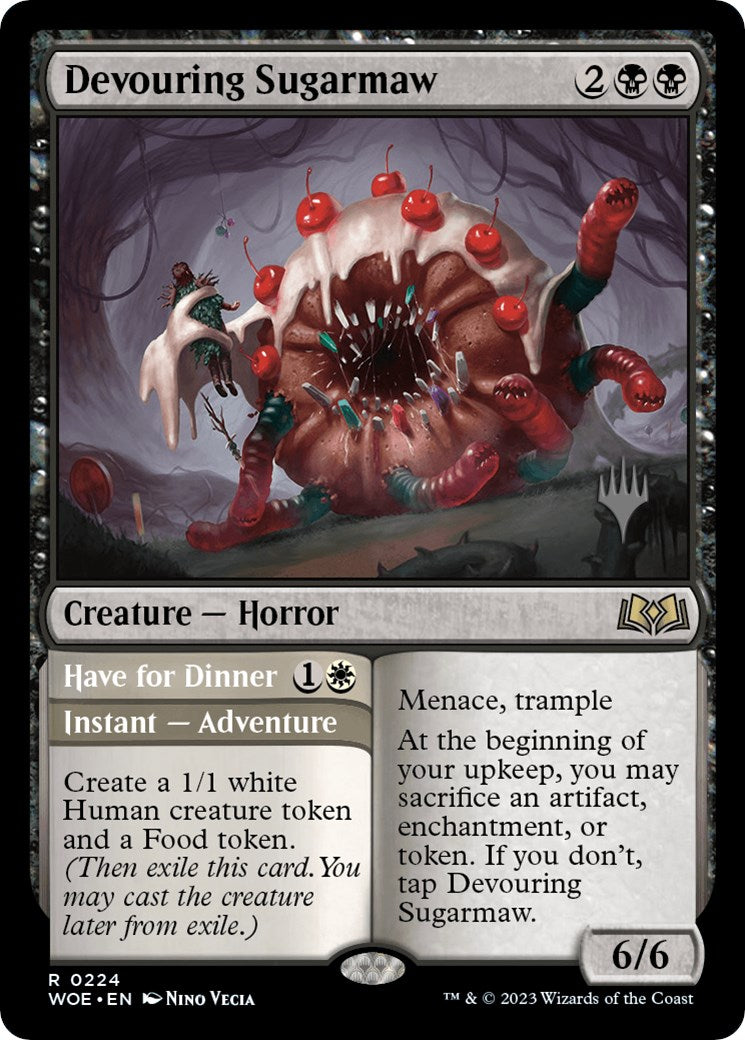 Devouring Sugarmaw // Have for Dinner(Promo Pack) [Wilds of Eldraine Promos] | Spectrum Games