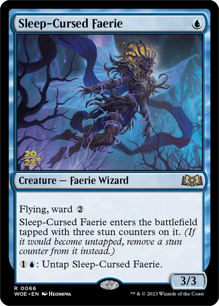 Sleep-Cursed Faerie [Wilds of Eldraine Prerelease Promos] | Spectrum Games