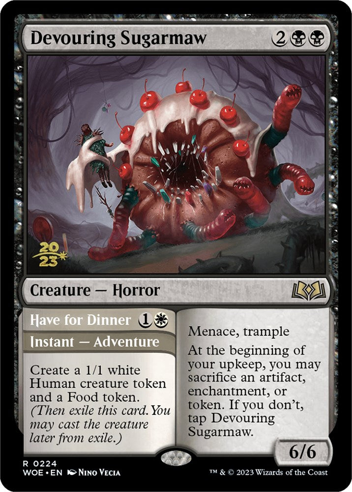 Devouring Sugarmaw // Have for Dinner(Promo Pack) [Wilds of Eldraine Promos] | Spectrum Games