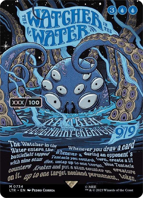 The Watcher in the Water (Borderless Poster) (Serialized) [The Lord of the Rings: Tales of Middle-Earth] | Spectrum Games