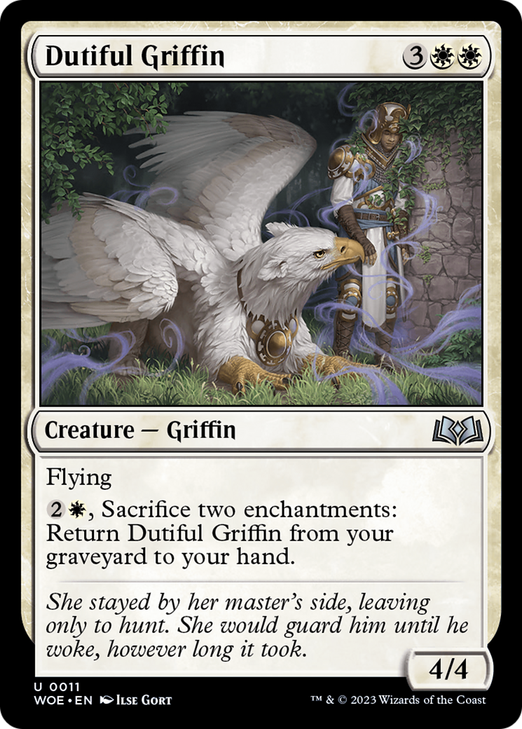 Dutiful Griffin [Wilds of Eldraine] | Spectrum Games