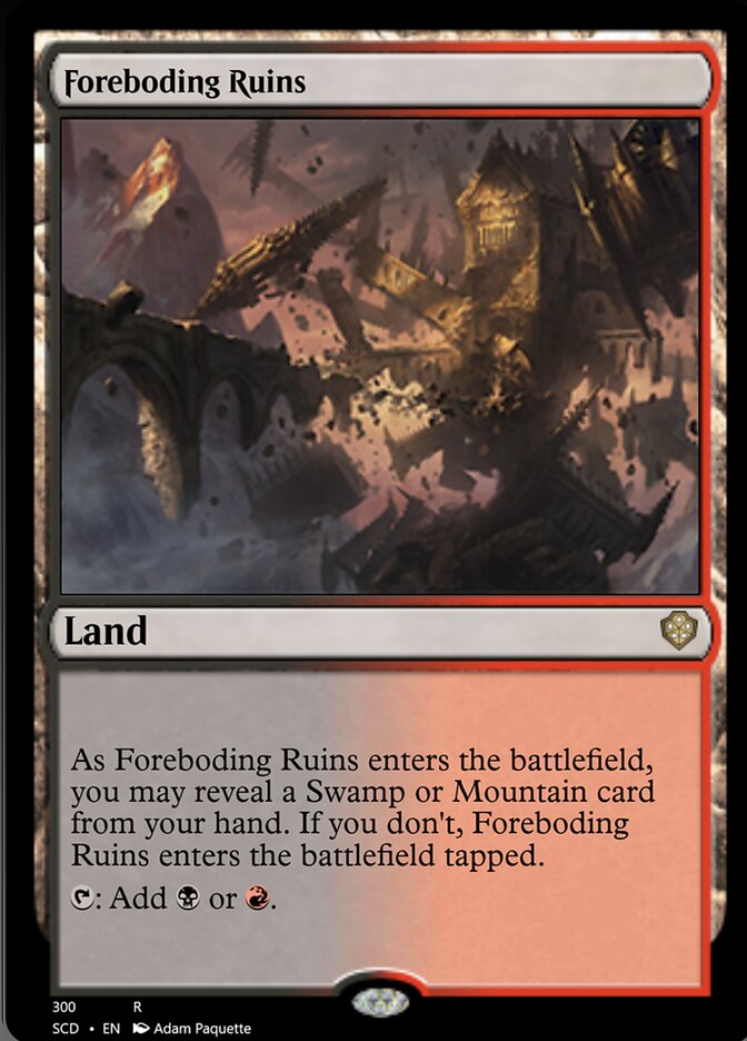 Foreboding Ruins [Starter Commander Decks] | Spectrum Games