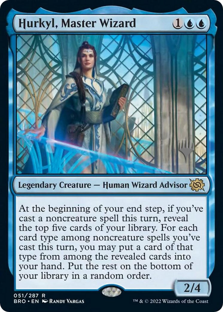 Hurkyl, Master Wizard (Promo Pack) [The Brothers' War Promos] | Spectrum Games