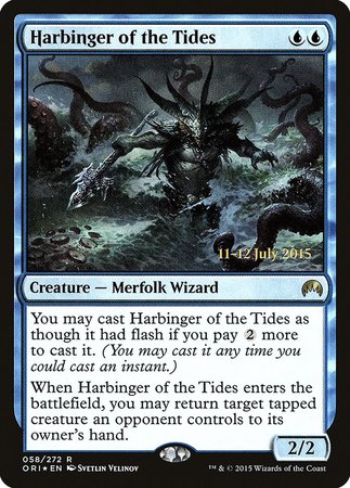 Harbinger of the Tides [Magic Origins Promos] | Spectrum Games