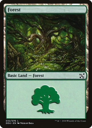 Forest (32) [Duel Decks: Elves vs. Inventors] | Spectrum Games