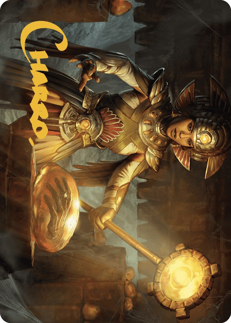 Curator of Sun's Creation Art Card (Gold-Stamped Signature) [The Lost Caverns of Ixalan Art Series] | Spectrum Games