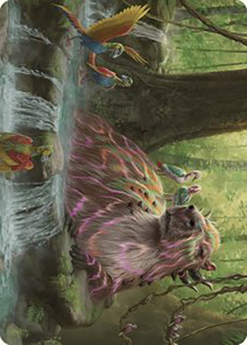 Basking Capybara Art Card [The Lost Caverns of Ixalan Art Series] | Spectrum Games