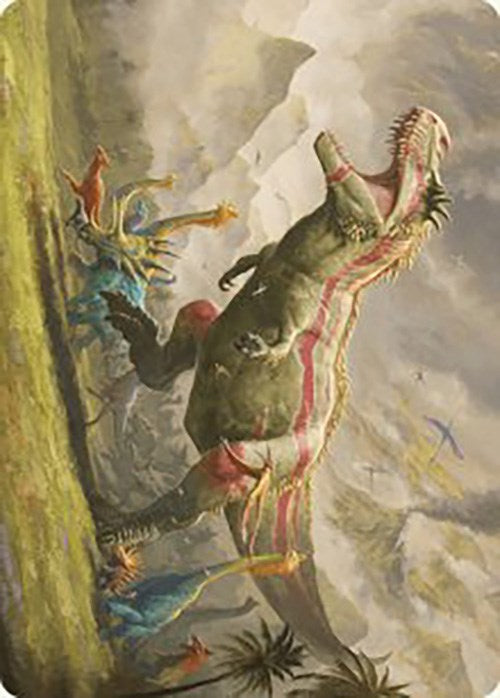 Ghalta, Stampede Tyrant Art Card [The Lost Caverns of Ixalan Art Series] | Spectrum Games