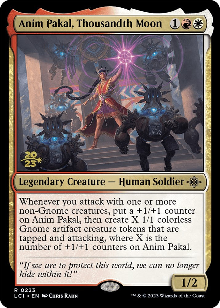 Anim Pakal, Thousandth Moon [The Lost Caverns of Ixalan Prerelease Cards] | Spectrum Games