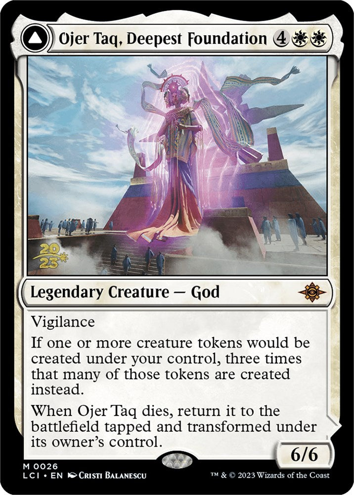 Ojer Taq, Deepest Foundation // Temple of Civilization [The Lost Caverns of Ixalan Prerelease Cards] | Spectrum Games